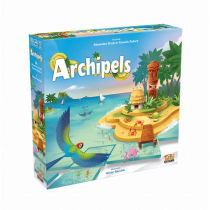 Boite du jeu de plateau Archipel de Tiki Editions