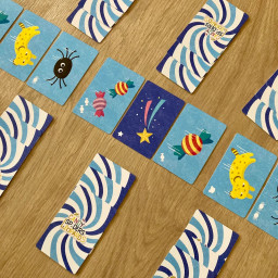 Zoom sur les cartes du jeuCandy Spiders Leopards