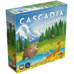 Boite du jeu pour enfants Cascadia Junior de Lucky Duck Games