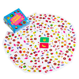 Boite et mise en place du jeu de cartes Coco Candy