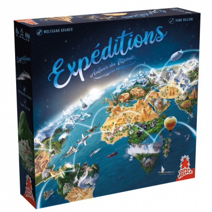 Boite du jeu Expéditions Autour du Monde de Super Meeple