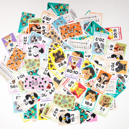 Cartes du jeu pédagogique MaXimaal : Tables de Division