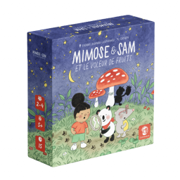 Boite du jeu pour enfants Mimose & Sam et le voleur de fruits
