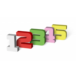 Pions Chiffre du jeu Numbers Up de MJ Games
