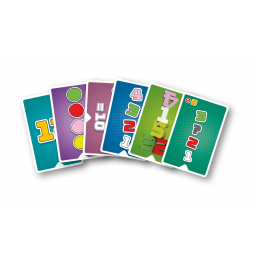 Exemple de cartes défis du jeu Numbers Up de MJ Games