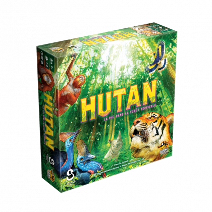 Boite du jeu de stratégie Hutan de Lucky Duck Games
