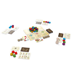 Matériel et partie de jeu en cours de Ritual