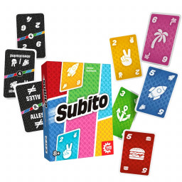 Boite cartes défis et cartes à jouer de Subito de Games Factory