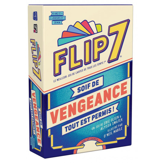 Boite du jeu Flip 7 Soif de Vengeance de Catch Up