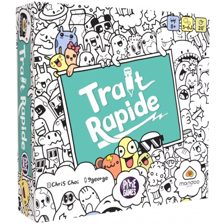 Boite du jeu Trait Rapide de Pixie Games