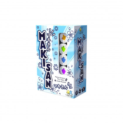 Boite bleue du jeu Maki San de Ludically