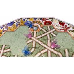 Zoom sur le plateau de jeu de Butterfly Garden