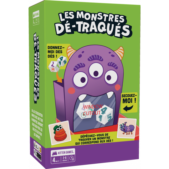 Boite du jeu Les Monstres Dé-Traqués de Exploding Kittens